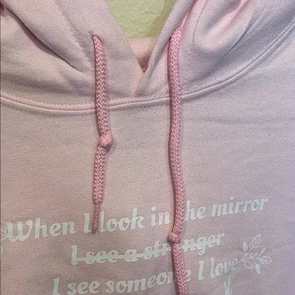 Admire Wear 3X Blush Pink Hoodie - Picture 7 of 7